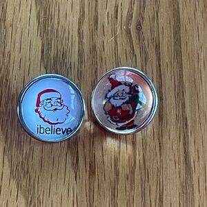 Santa Claus Snap Button Jewelry 🌺